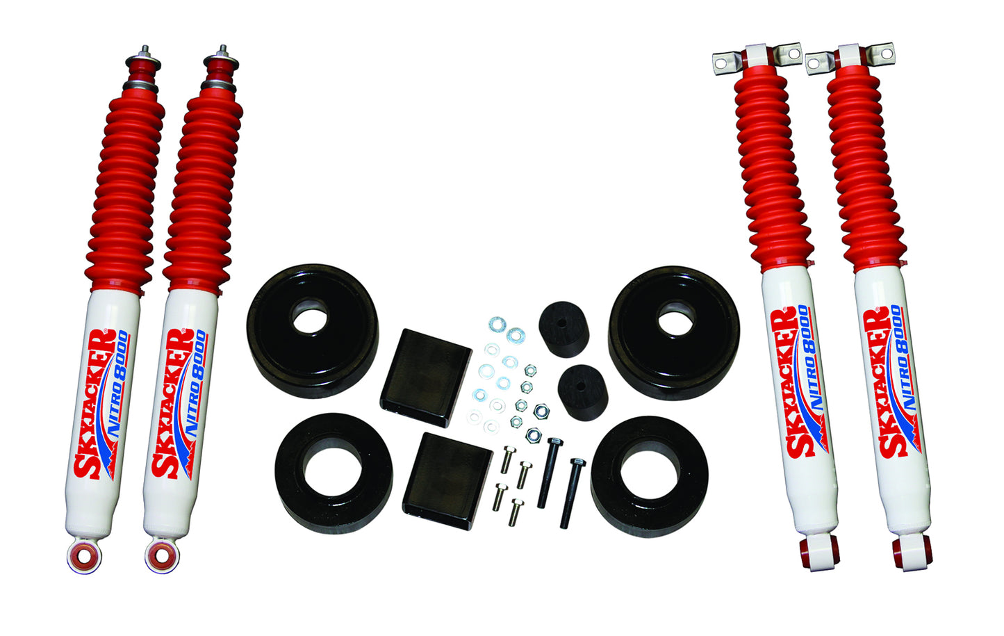 JK20-N SKYJACKER Suspension Lift Kit with Nitro Shocks JEEP JK