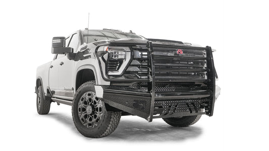 CH24-S6160-1 Fab Four Black Steel Front Bumper